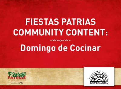 Fiestas Patrias Community Content: Domingo de Cocinar