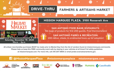 Drive-Thru Farmers and Artisans Market at Mission Marquee Plaza